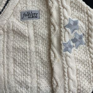 Folklore Cardigan Taylor Swift OG PATCH M/L